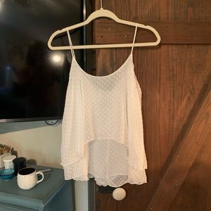 White tank top blouse